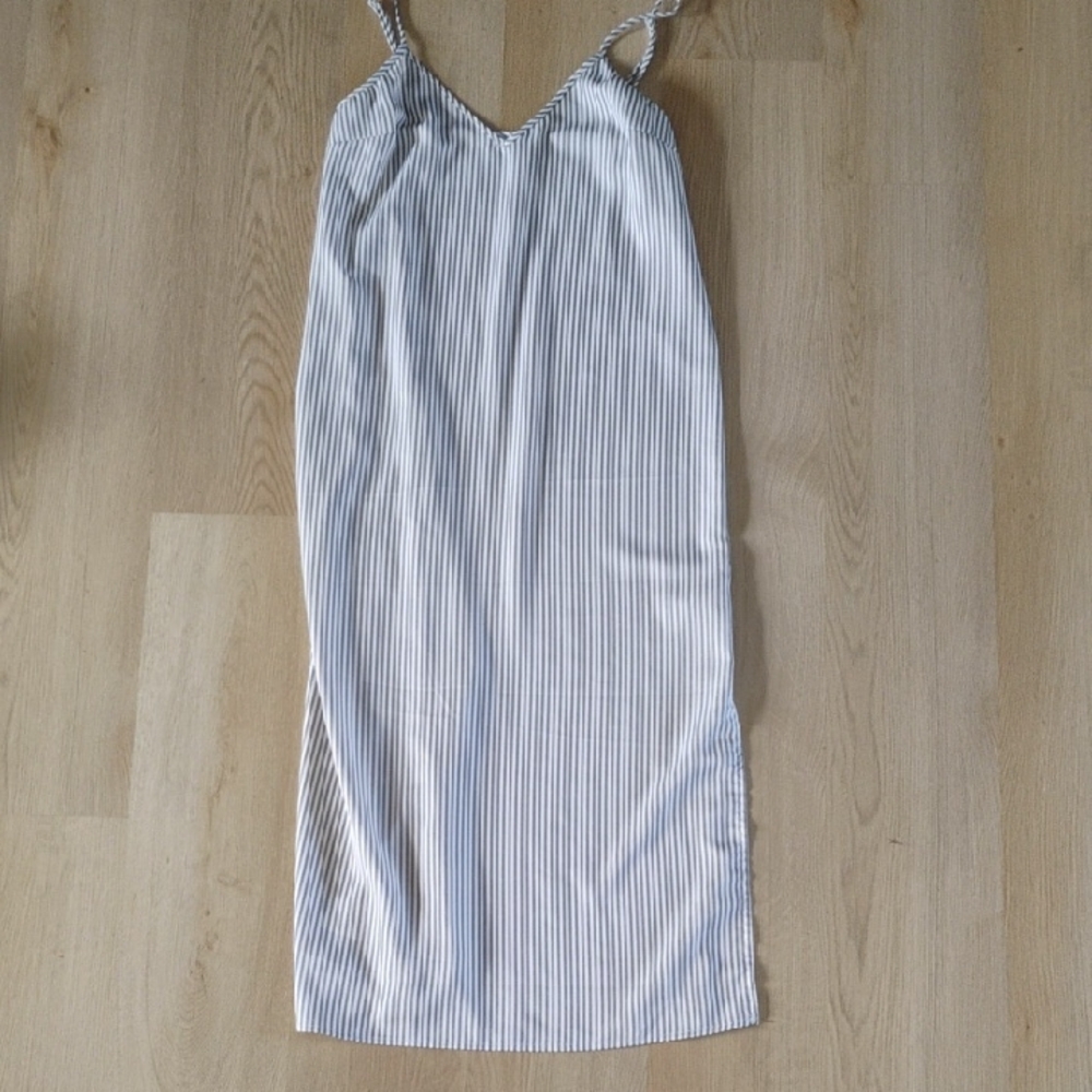 A New Day Black and White Striped Dress